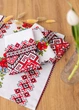 Серветки бавовняні "Буковина" (червона) 35х35 см (комплект 4 шт.) - изображение 3