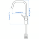 Смеситель ALMAREN IKEA 004.551.61 сталь - изображение 6