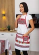 Фартух бавовняний "Буковина" (червона) 75х55 см - зображення 4