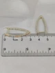 Серебряные серьги стрелы 925 пробы с золотыми вставками 375 пробы (СТ-405) - изображение 8