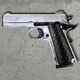 Стартовий пістолет Kuzey 911 SX matte chrome (Colt 1911) + патрони 25шт + кейс + 1 магазин - изображение 2
