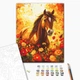 Картина по номерам 40×50 см. Конь. Цветочная свобода Brushme BS54420 - изображение 2