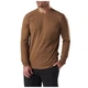 Реглан 5.11 Tactical PT-R Charge Long Sleeve 2.0 S Battle Brown Heather - зображення 1