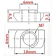 Гайка закладная М3, тип 20, (B0552) - изображение 2