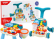 Chodzik-pchacz LEAN Toys 2w1 z panelem interaktywnym i stolikiem Niebieski 17383 (5905991002499) - obraz 2