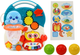 Chodzik-pchacz LEAN Toys 2w1 z panelem interaktywnym i stolikiem Niebieski 17383 (5905991002499) - obraz 5