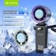Вентилятор акумуляторний BAVIN BF-004 ICE CUBE TURBO FUN 10000RPM Black-purple - зображення 2