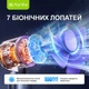 Вентилятор акумуляторний BAVIN BF-004 ICE CUBE TURBO FUN 10000RPM Black-purple - зображення 5