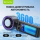 Вентилятор акумуляторний BAVIN BF-004 ICE CUBE TURBO FUN 10000RPM Black-purple - зображення 6