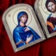 Икона-складень Спаситель и Божья Матерь (на дереве 22×17 см) - изображение 2