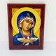 Ікона Пресвята Богородиця, що несе Святого Духа, на дошці 16x12см - зображення 1