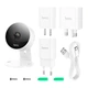 Камера відеоспостереження HOCO D7 Indoor HD camera 4MP 1440P 2.4G 105° White - изображение 6