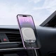 Утримувач HOCO Crystal magnetic wireless fast charging car holder HW17 (air outlet) |15W| white - изображение 3