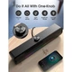 Акустика для ПК ONIKUMA L16, RGB Backlight, 5Wx2, BT5.3/USB, AUX, Mic, 1.6m, black - зображення 8