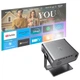Проектор Hoco DT5 Smart full autofocus projector (1080P Android version) Grey - изображение 5