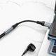 Перехідник HOCO Fresh Digital Type-C to 3.5 audio converter LS36 |0.12m, DAC| black - изображение 9