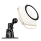 Утримувач HOCO Crystal ring magnetic car holder H43 (center console) white - изображение 1