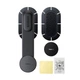 Тримач Baseus PrimeTrip Magnetic Car Mount (Android Version) Stick-on Type C02 black - зображення 6