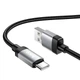 Кабель HOCO Type-C Star charging data cable X117 |1m, 3A| Black - зображення 1