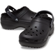 Жіночі крокси утеплені Чорні Crocs Classic Platform Lined Clog Black (42-43, чорний) - зображення 1