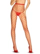 Колготы в крупную сетку Obsessive S812 tights красные XL/XXL - изображение 3