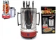 Электрошашлычица Шампура Domotec BBQ MS-7783/ 7134 RED для дома вертикальная (мясо, колбаски, свинные ребрышки, овощи, грибы, креветки) 1000W - изображение 3