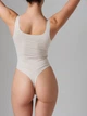 Бесшовное боди без рукавов из эластичной ткани Nud S Белый - изображение 6