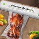 Вакууматор UKC Кухонний для продуктів Автоматичний вакуумний пакувальник Білий (65927) - зображення 5