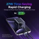 Зарядний пристрій Ugreen X524 UGREEN 45W GaN Charger PD3.0 Fast Charger PPS QC3.0 Quick Charge Samsung iPhone iPad Tablet Black (65051) - зображення 4