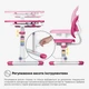 Комплект Evo-kids (стіл+стілець) Evo-05 Ergo Pink (арт. Evo-05 Ergo PN) - изображение 5
