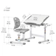 Комплект Evo-kids (стіл+стілець) Evo-05 Ergo Grey (арт. Evo-05 Ergo G) - изображение 3