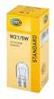 Zestaw żarówek samochodowych Hella Standard W21/5W 12 V 10 szt (8GD008893002) - obraz 1