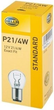 Zestaw żarówek samochodowych Hella Standard P21/4 W 12 V 10 szt (8GD004772121) - obraz 1