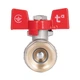 Кран шаровой Thermo Alliance Standart 1/2" ВР для воды (бабочка) SD602NW15PN40 - изображение 6