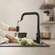 Змішувач для кухні з висувним виливом Grohe QuickFix Start 306312430 - зображення 7