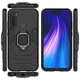 Чехол Iron Ring для Xiaomi Redmi Note 8 противоударный бампер с подставкой кольцом Black - изображение 6