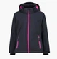 Куртка CMP Snaps Hood Twill Black/Pink 39W2085-00US 140 - изображение 1