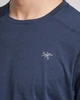 Футболка Arc'teryx Cormac Crew Blue Х000007664-BLACK-SAPPHIRE-HEATHER M - изображение 5