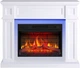 Каминокомплект ArtiFlame Linz с 3D эффектом пламени, LED-подсветкой, обогревом и звуком горения огня Белый - изображение 1