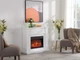 Камінокомплект ArtiFlame Toscana з 3D ефектом полум'я, обігрівом та звуком горіння вогню Білий - зображення 9