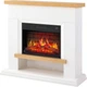 Каминокомплект ArtiFlame Shelford с 3D эффектом пламени, обогревом и звуком горения огня Белый - изображение 3
