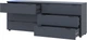 Комод Doros Рон 9 160х38х62 см 6 шухляд Графіт (41516176) - зображення 5