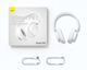 Bluetooth-навушники Baseus D03 Advanced Wireless 5.3 white - изображение 4