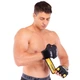 Перчатки для смешанных единоборств MMA Flex на липучке размер L FISTRAGE черный-золотой VL-4300 - изображение 9