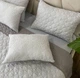 Покривало стьобане Євро 220×240 см з 2 подушками 40х60 Світло-сірий (Д-mur-cap25-009) - зображення 4