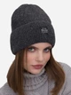 Шапка Malisa Хилтон 15-1564-BR-264 One Size Темно-серая - изображение 2