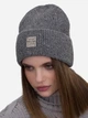 Шапка Malisa Хилтон 15-1564-BR-163 One Size Серая - изображение 2
