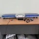 Плоская мигалка с СГП 150W LED 121 см синяя 4 стороны для крыши авто, 12V - изображение 4