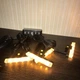 Стробоскоп в радиаторной решетке 4×12 LED, 48 Вт, желтый — для эвакуатора и спецтехники - изображение 1