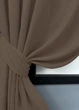 Комплект коротких штор VR-Textil Мікровелюр Petek YL № 1802ш Коричневий 130х170 см 2 шт (35-0384) - зображення 4